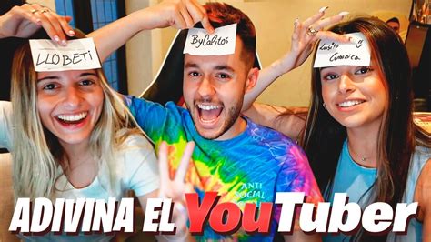 marta y thegrefg|ADIVINA EL YOUTUBER CON MARTA Y GEMMA .